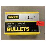 (100) Speer .30 150 Gr. Bullets