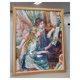 (1) Framed Needlepoint Piece (23"ï¿½29")