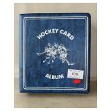Binder With 1991-92 Upper Deck Hockey Cards
