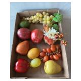 Lot Of Faux Fruit
