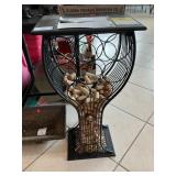 Wine Rack Table Full Of Corks, (30? High, Wine
