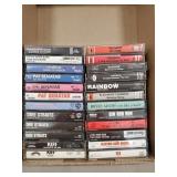 (24) Assorted Classic Rock Cassette Tapes