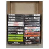 (24) Assorted Classic Rock Cassette Tapes