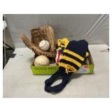 Vintage Baseball Gloves & Stirrup Socks