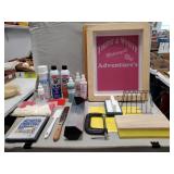 Silk Screening Set-Up / Supplies & A Plastic