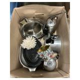 Box Lot With Farberware Coffeepot, Pressure