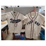 (2) Vintage Baseball Uniforms (Size Unknown)