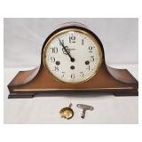 (1) Linden Mantle Clock w/ Key