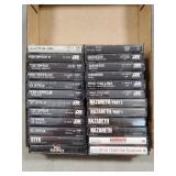 (24) Assorted Classic Rock Cassette Tapes