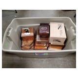 (1) Plastic Storage Container w/ Lid & (10)