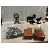 Dinner Bell, Barometer, Wooden Animals, Wooden