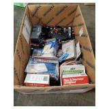 Box Lot Of Assorted Electrical Hardware