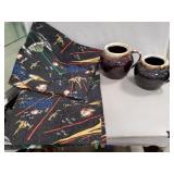 (2) Vintage Pfaltzgraff Stoneware Pieces (Bean