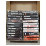 (24) Assorted Classic Rock Cassette Tapes