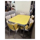 Retro Dinning Table w/6 Chairs