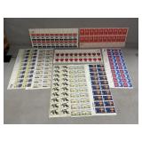 Sheets Of U.S. Postage Stamps