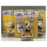 (5) NOS Starting Lineup Hockey Figures