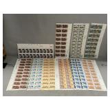Sheets Of U.S. Postage Stamps