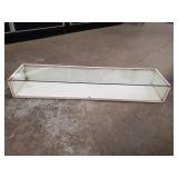Display Case (36"×8.5"×5" / Metal w/ Glass Top &