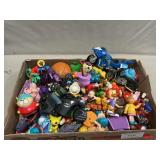Lot Of Toy Figures, Keychains, Motorcycles