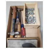 Tray Of Assorted Tools & More
