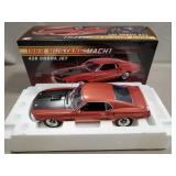 (1) 1969 Mustang Mach 1 428 Cobra Jet 1:18 Scale