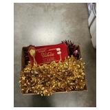 Box Lot With New Carded Christmas Garland, New