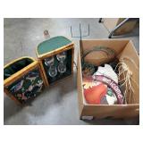 Box Lot Of Assorted Items Including A Wine Picnic