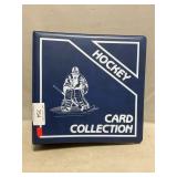 Binder With 1992 Topps Hockey Cards