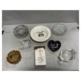 Lot Of Vintage Ashtrays