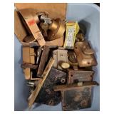 Tray Lot Of Assorted Vintage Door Locks &