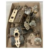 Antique Doorknobs, Latches, Key Plates