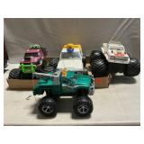 Nylint NAPA Truck & (3) Monster Trucks