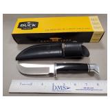 (1) Buck Knife w/ Leather Sheath