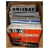 Box Lot Of Assorted Vintage Ephemera/Magazines