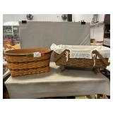 1995 Longaberger Family Basket, Cradle Basket