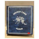 Binder With 1990 Topps Hockey Cards