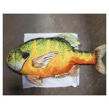 (1) Fish Plush Body Pillow (40"×18")
