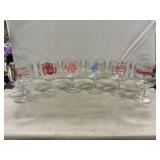 (6) Beer Branded Thumbprint Goblets