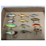 (12) Assorted Hard-Bodied Fishing Lures,