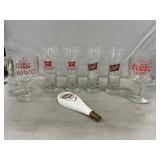 Beer Branded Pilsners & Thumbprint Goblets,