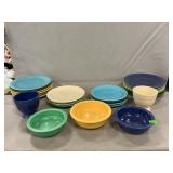 Assorted Fiesta Plates, Bowls, Cups