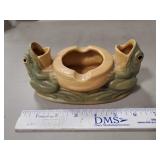 (1) Vintage McCoy Pottery Double Frog Ashtray &