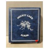 Binder With 1991 Topps Hockey Cards