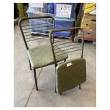 2 Metal Folding Chairs