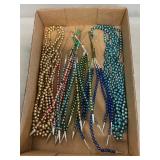 Vintage Mercury Glass Bead Garland & Sprays