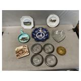 Lot Of Vintage Ashtrays