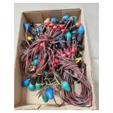 Tray Lot Of Assorted Vintage Christmas String