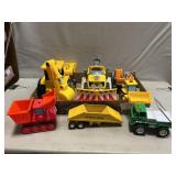 Lot Of Toy Construction Trucks
