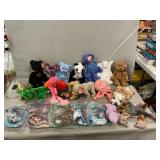 (14) Ty Beanie Babies + (6) Mini Beanies
